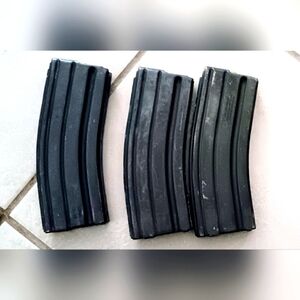 (Lot of 3)  M16 / M4 5.56 30 Round magazines Used